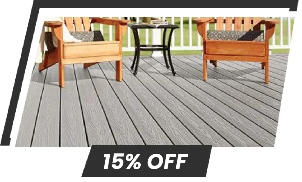 15% Off Discount on Decking Flooring